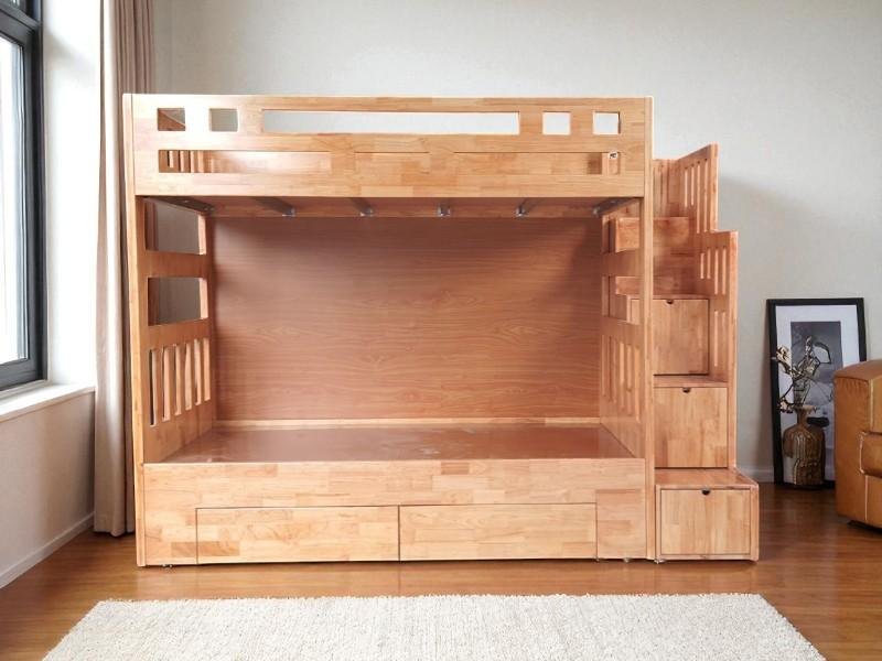 Cách phối hợp màu sắc ga gối cho giường tầng