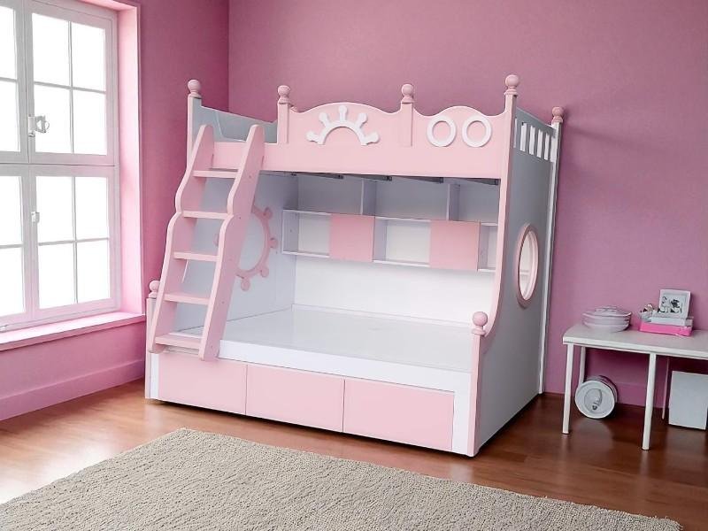 Cách phối màu giường tầng hài hòa với không gian