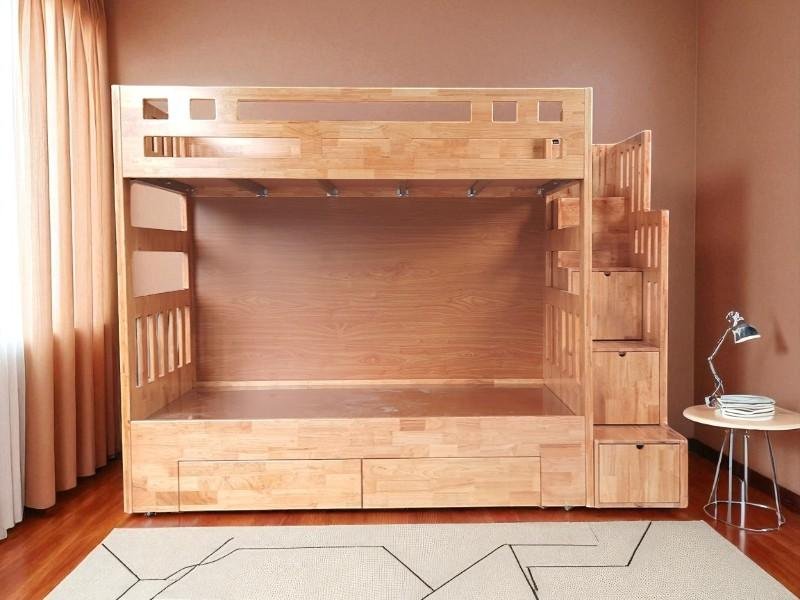 Cách phối màu giường tầng hài hòa với không gian