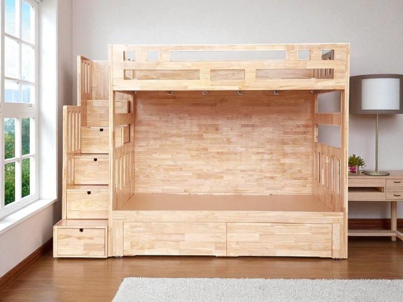 Giường 2 tầng bằng gỗ