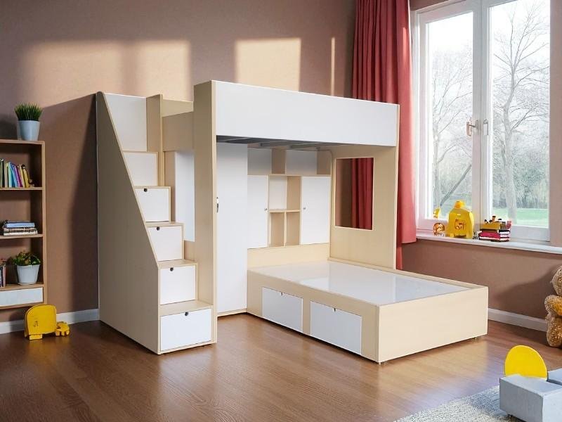 Giường 2 tầng bằng gỗ