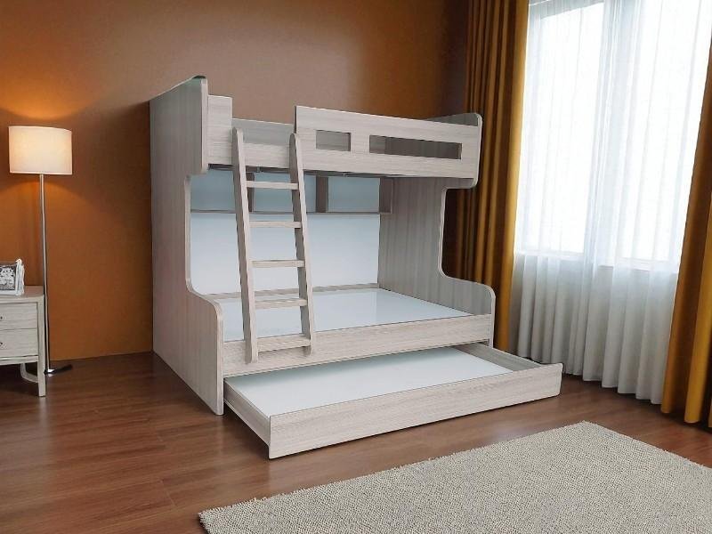 Giường 2 tầng thông minh cho người lớn