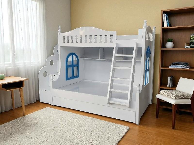 Giường gỗ tầng