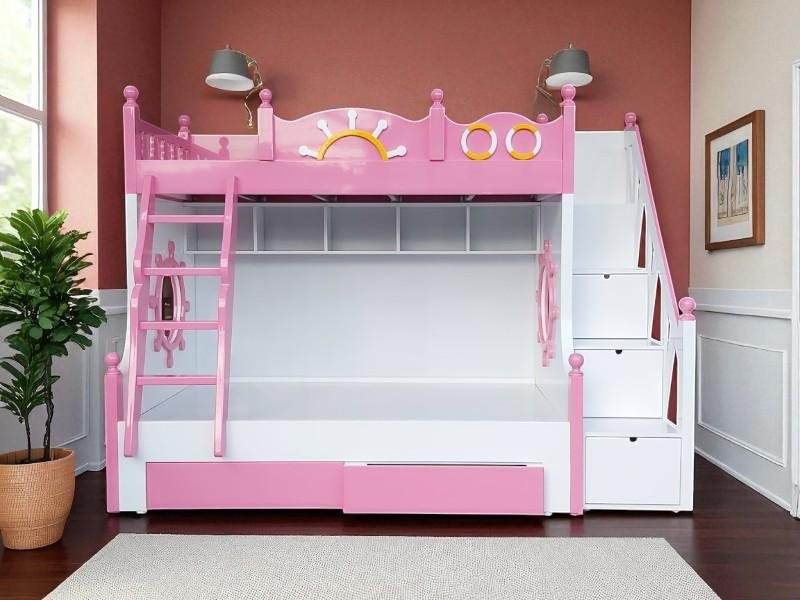 Giường gỗ tầng