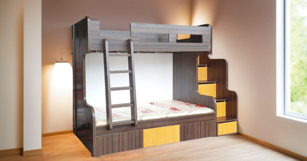 Giường tầng cao cấp hiện đại MS 2907 - Ảnh 2