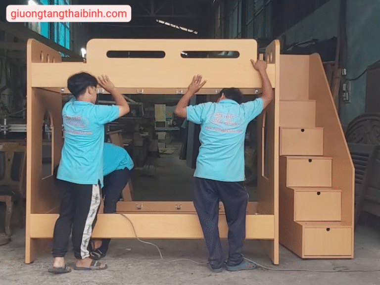 Xưởng sản xuất giường tầng