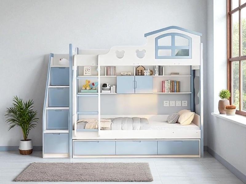 Giường tầng hộp gỗ