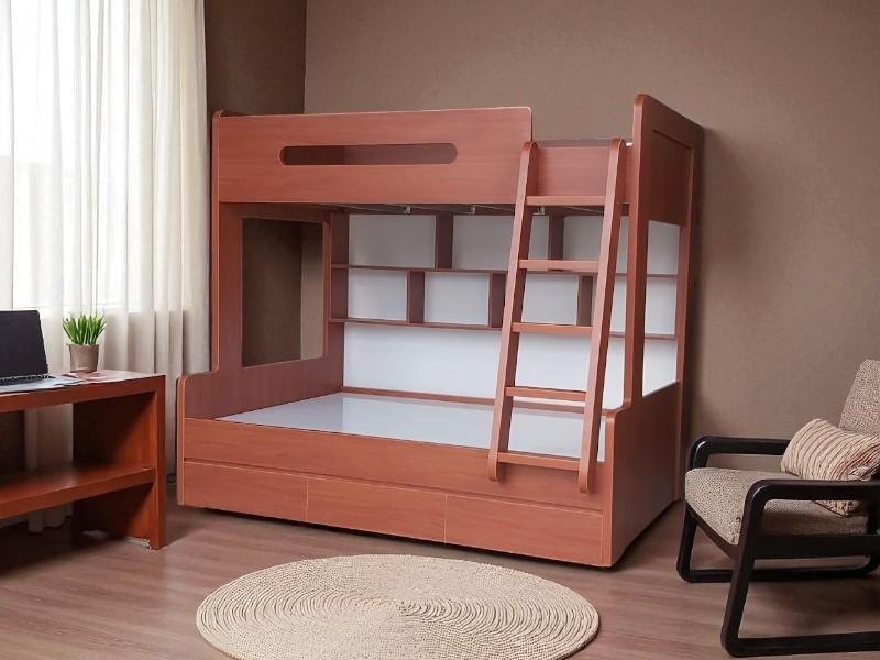 Giường tầng kết hợp bàn học cho người lớn