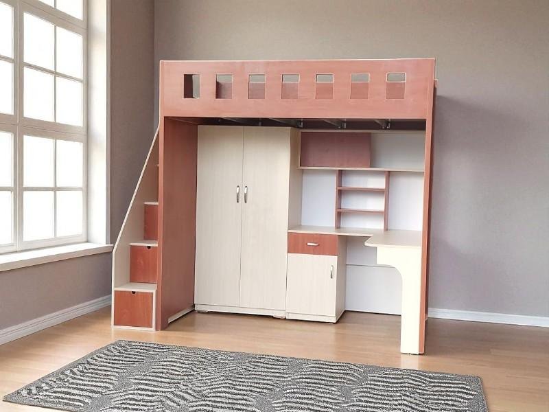 Giường tầng kết hợp tủ quần áo