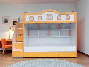 Giường tầng kết hợp tủ quần áo