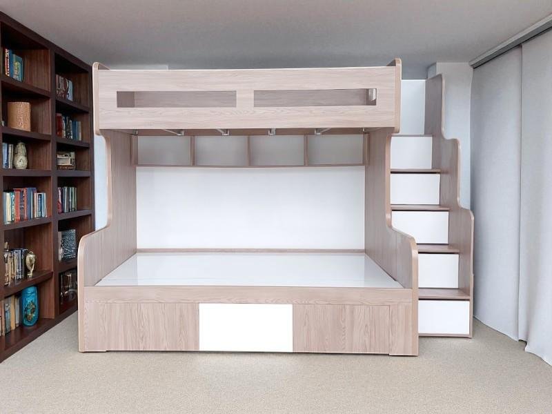Giường tầng kết hợp tủ quần áo cho người lớn