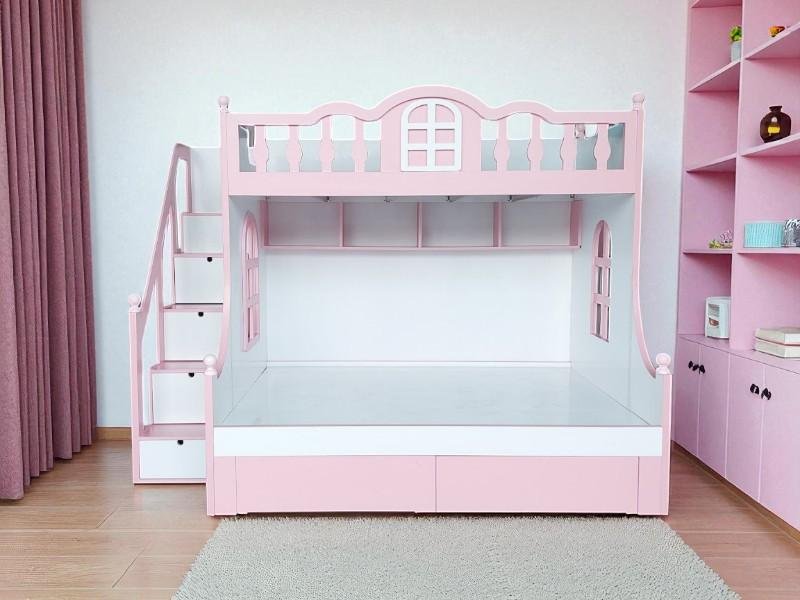Giường tầng kết hợp tủ quần áo cho người lớn