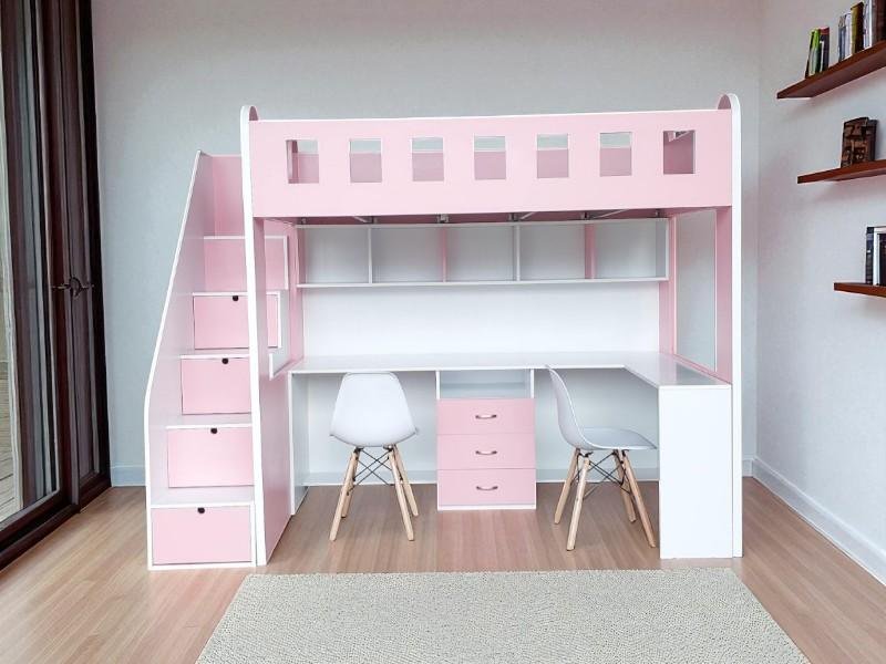 Giường tầng kết hợp tủ quần áo cho người lớn