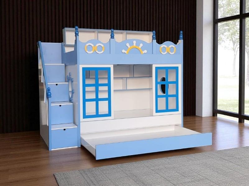 Giường tầng kết hợp tủ quần áo cho người lớn