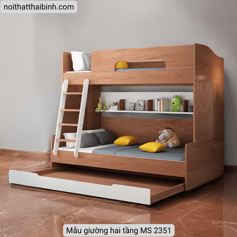 Mẫu giường hai tầng MS 2351 - Ảnh 3