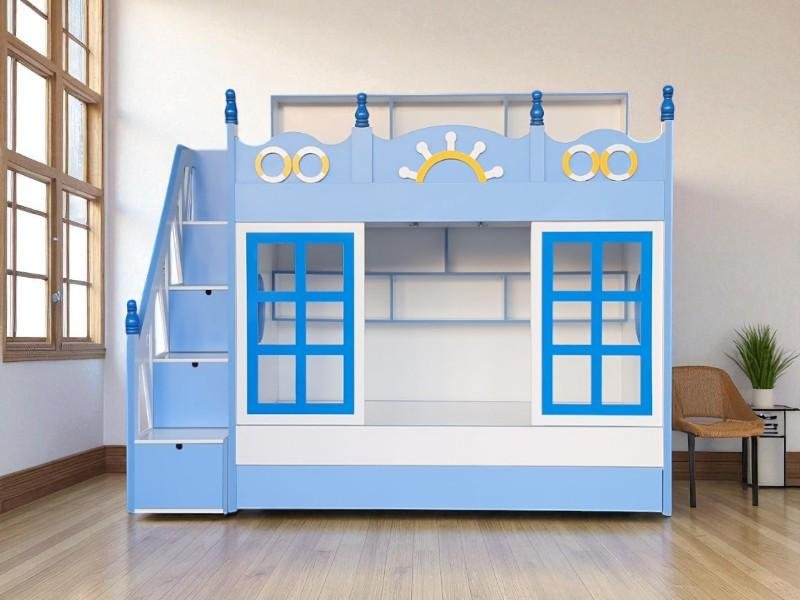 Mẹo nhỏ giúp giường tầng trông rộng rãi hơn