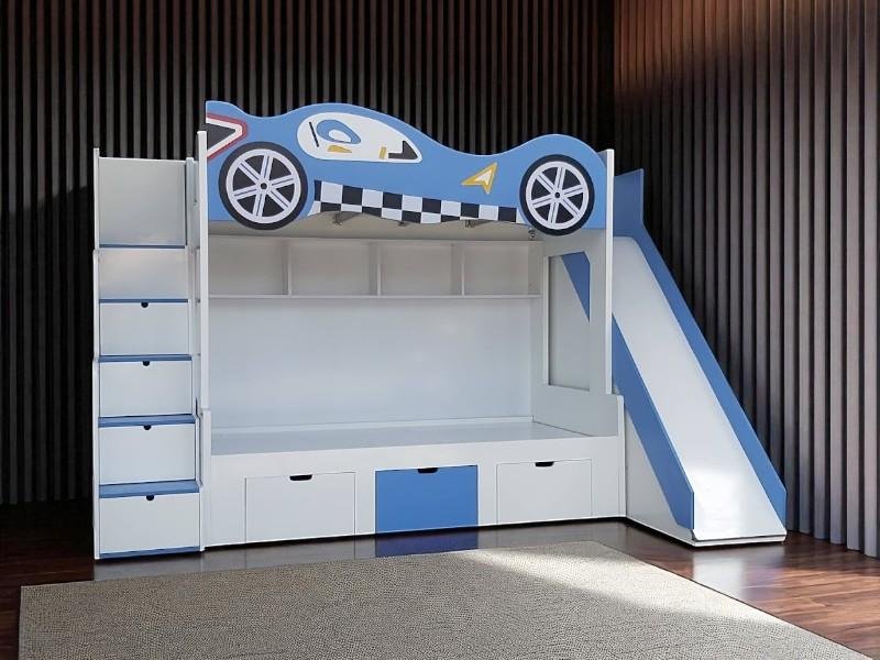 Thiết kế giường tầng gỗ tự nhiên đẹp bền