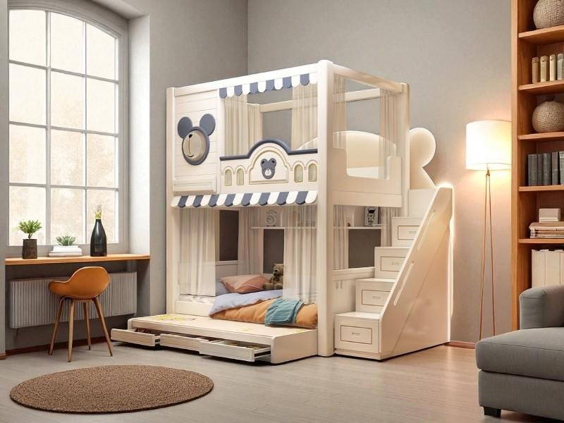 Thiết kế giường tầng thông minh