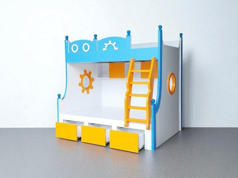 Ý tưởng trang trí giường tầng theo sở thích bé