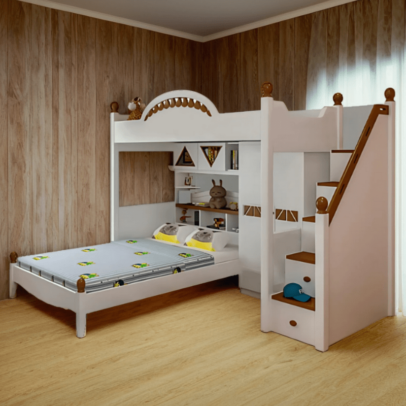 Bộ nội thất giường tầng cho bé MS 9814 - Ảnh 3