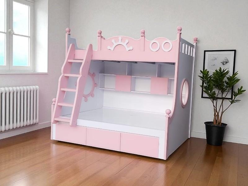 Giá giường tầng gỗ công nghiệp