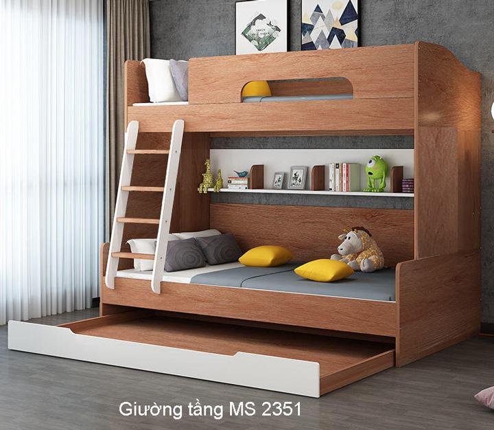 Mẫu giường hai tầng MS 2351