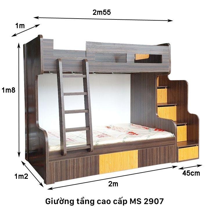 Giường tầng cao cấp hiện đại MS 2907 - Ảnh 5