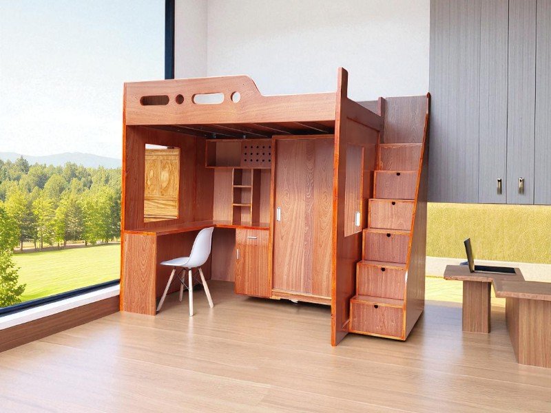 Bán giường tầng gỗ