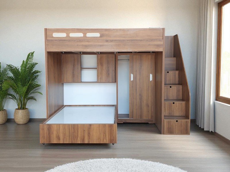 Bán giường tầng gỗ