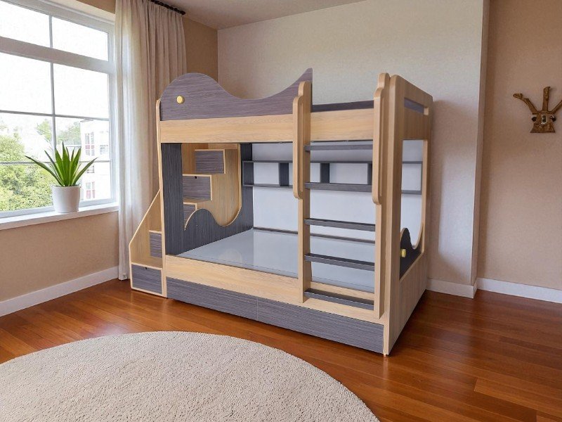 Các kiểu giường tầng cho bé
