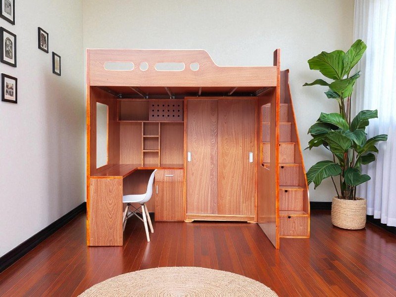 Các kiểu giường tầng cho bé