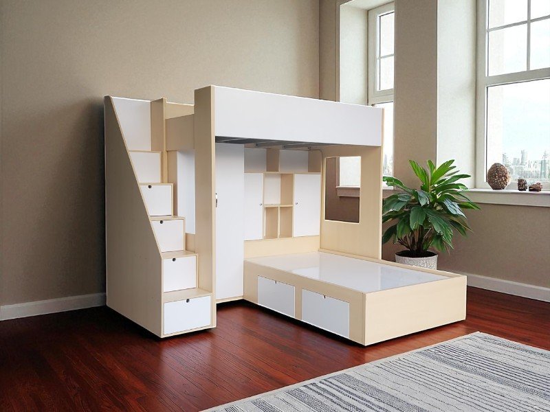 Các kiểu giường tầng cho bé