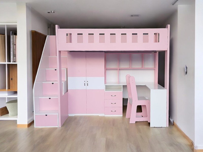 Các mẫu giường tầng cho bé gái