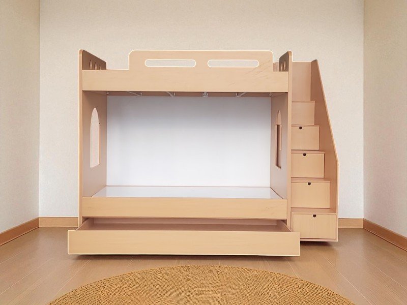 Cách biến giường tầng thành không gian làm việc