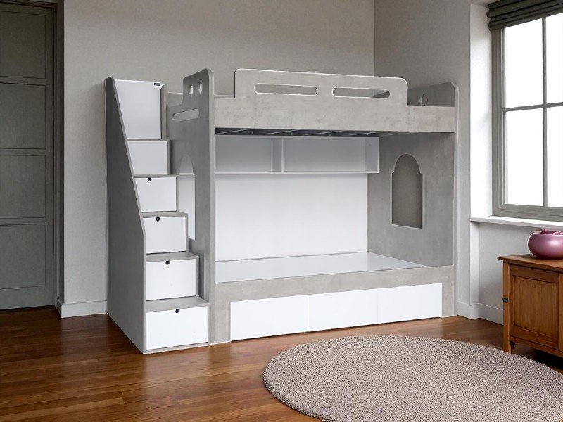 Cách biến giường tầng thành không gian làm việc