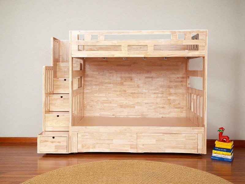 Cách biến giường tầng thành không gian làm việc