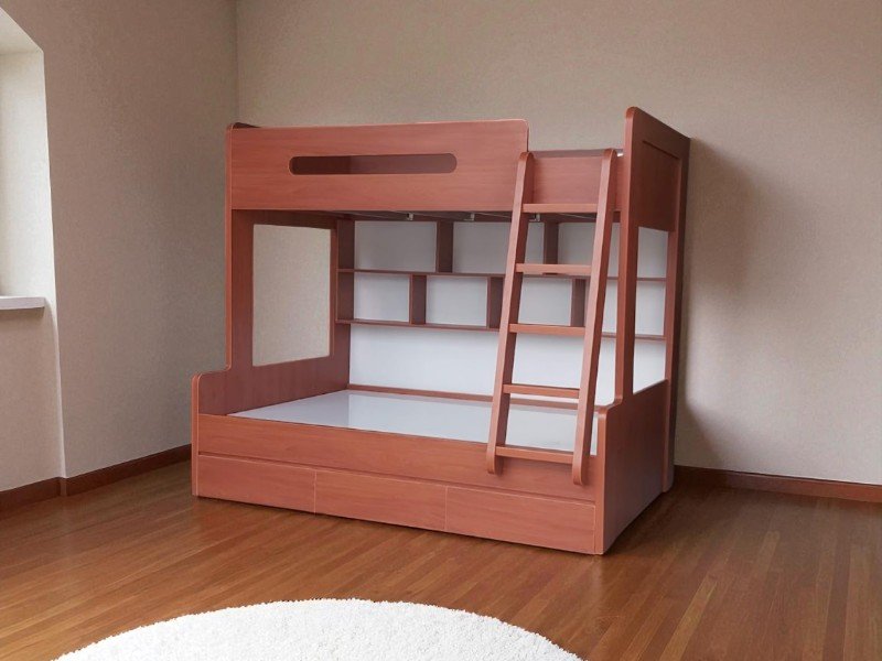 Cách giúp bé yêu thích không gian riêng trên giường tầng