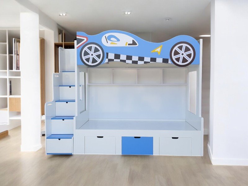 Giường 2 tầng có cầu trượt