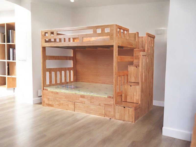 Giường 2 tầng có cầu trượt