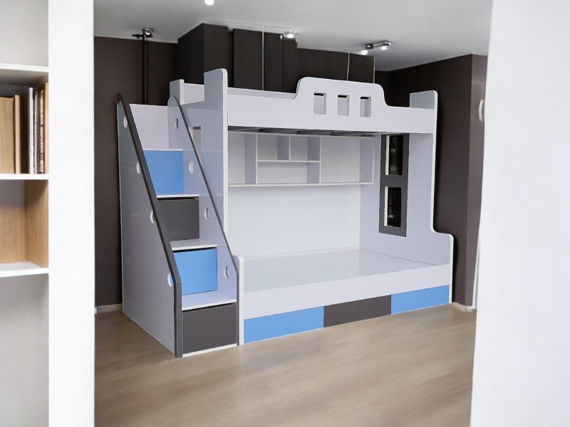 Giường 2 tầng có cầu trượt