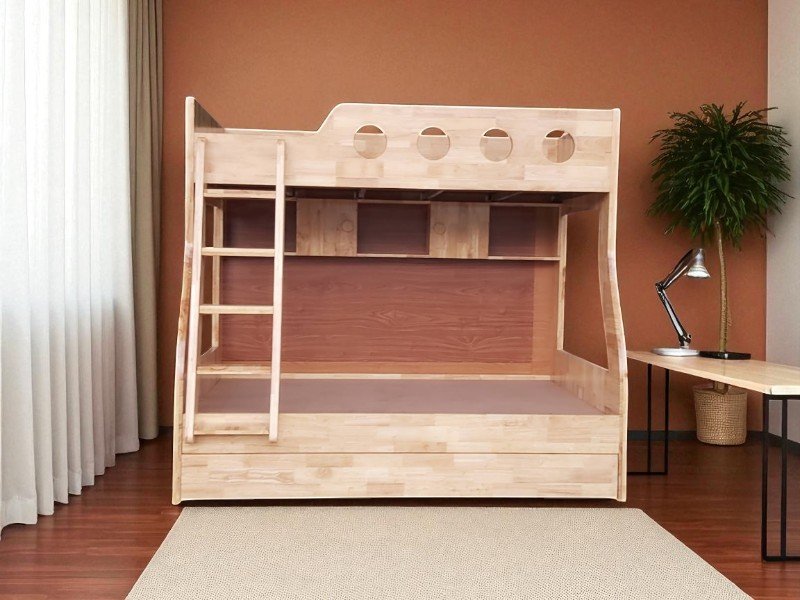 Giường tầng gỗ giá rẻ