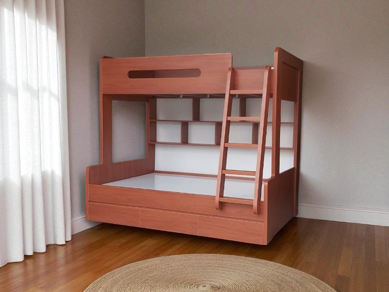 Giường tầng gỗ giá rẻ