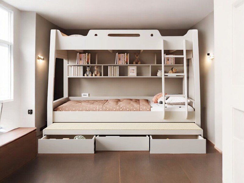 Giường tầng gỗ tự nhiên