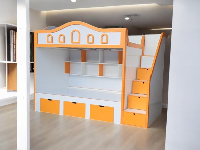 Loại giường tầng đa năng tiết kiệm diện tích tối đa