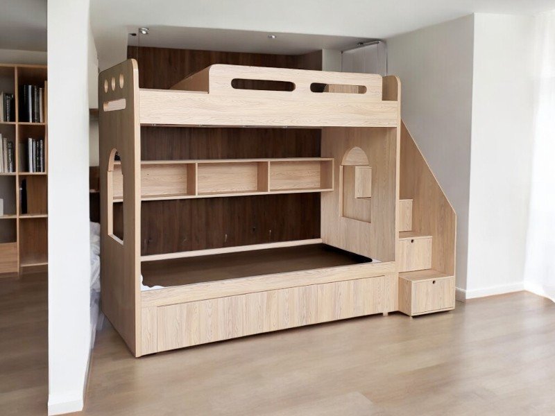 Lời khuyên giúp phòng ngủ có giường tầng luôn thoáng đãng