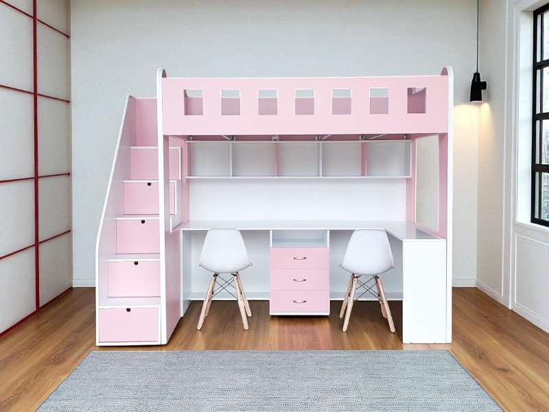 Mẹo nhỏ giúp phòng ngủ giường tầng trông rộng hơn