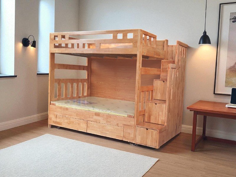 Mẹo nhỏ giúp phòng ngủ giường tầng trông rộng hơn