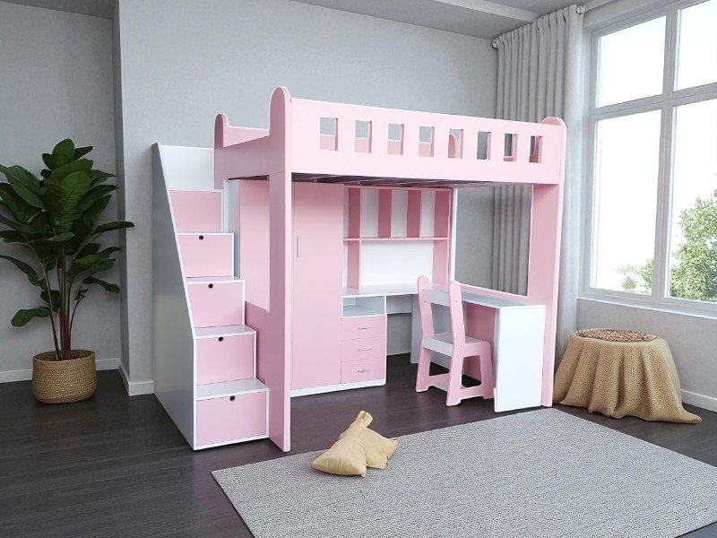 Mẹo nhỏ giúp phòng ngủ giường tầng trông rộng hơn