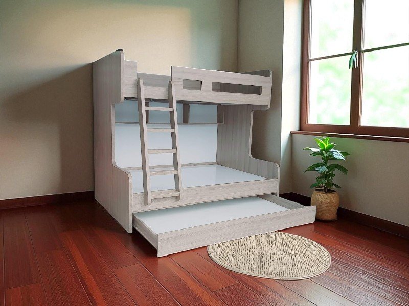 Mẹo sắp xếp phòng ngủ nhỏ có giường tầng gọn gàng