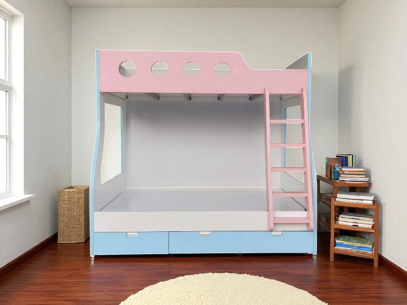 Mẹo sắp xếp phòng ngủ nhỏ có giường tầng gọn gàng